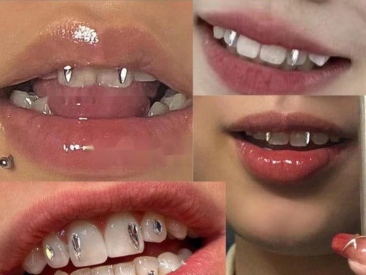 Vamp Fang Swarovski Zahnschmuck-Set | DIY Set