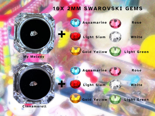 Sanrio Tooth Gem Kit | Hello Kitty, Cinnamoroll, Kuromi & My Melody