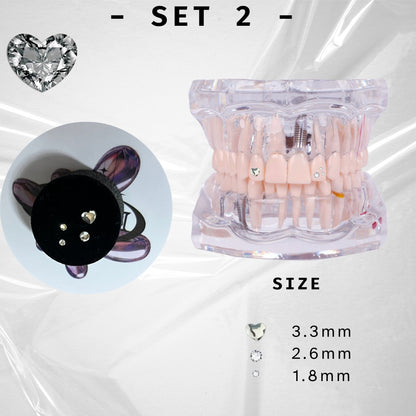 White Swarovski Tooth Gem Kit | DIY Set