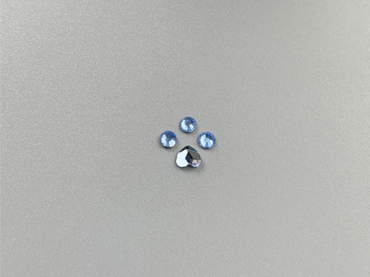 Katzenpfoten Swarovski Zahn-Schmuckset | DIY Kit