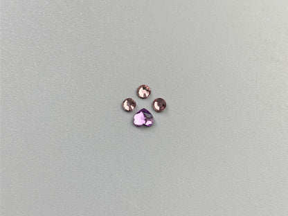 Katzenpfoten Swarovski Zahn-Schmuckset | DIY Kit