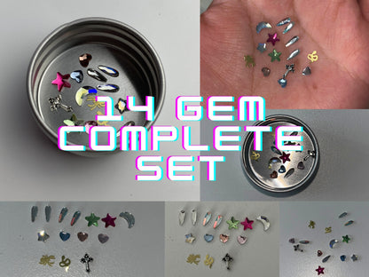 14er Gem Zahnkristall-Set | DIY Kit