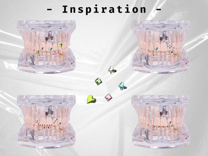 Kit DIY Papillon & Cœur pour Strass Dentaire