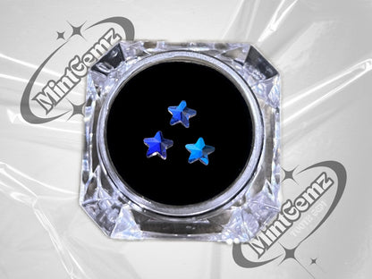 Blaues Swarovski Stern Zahn-Schmuckset | DIY Set