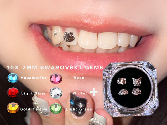 Sanrio Tooth Gem Kit | Hello Kitty, Cinnamoroll, Kuromi & My Melody