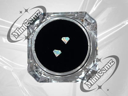 Opalweißer Diamant-Zahnschmuck