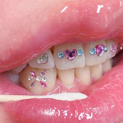Kit de pierres dentaires Swarovski colorées | Ensemble DIY