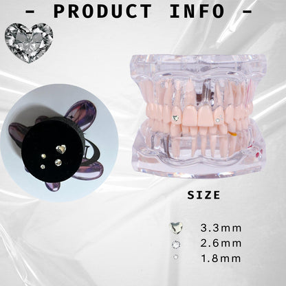 Swarovski Zahn-Schmucksteine Kit Weiß | DIY Set