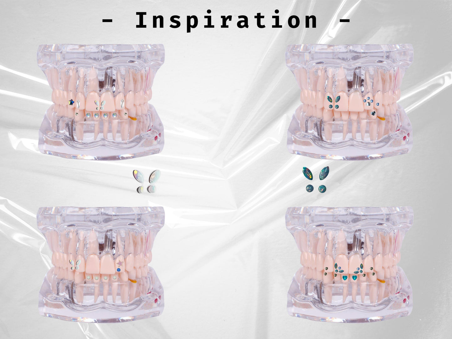 Kit de gemmes dentaires papillon opale