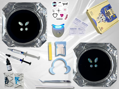 Kit de gemmes dentaires papillon opale