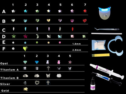 Individuelles Zahn-Schmuckset | Gestalten Sie Ihr eigenes Design