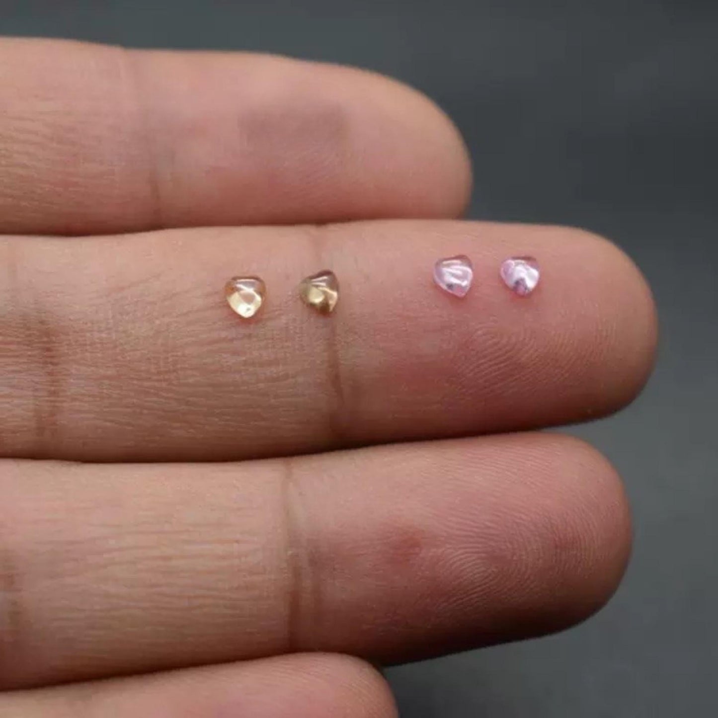 Herz Zirkonia Diamant Zahnschmuck | Transluzenter Flatback
