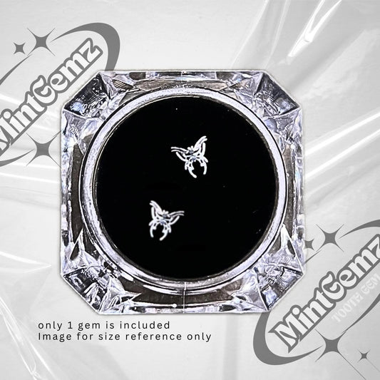 Titanium Butterfly Tooth Gem | Style 2