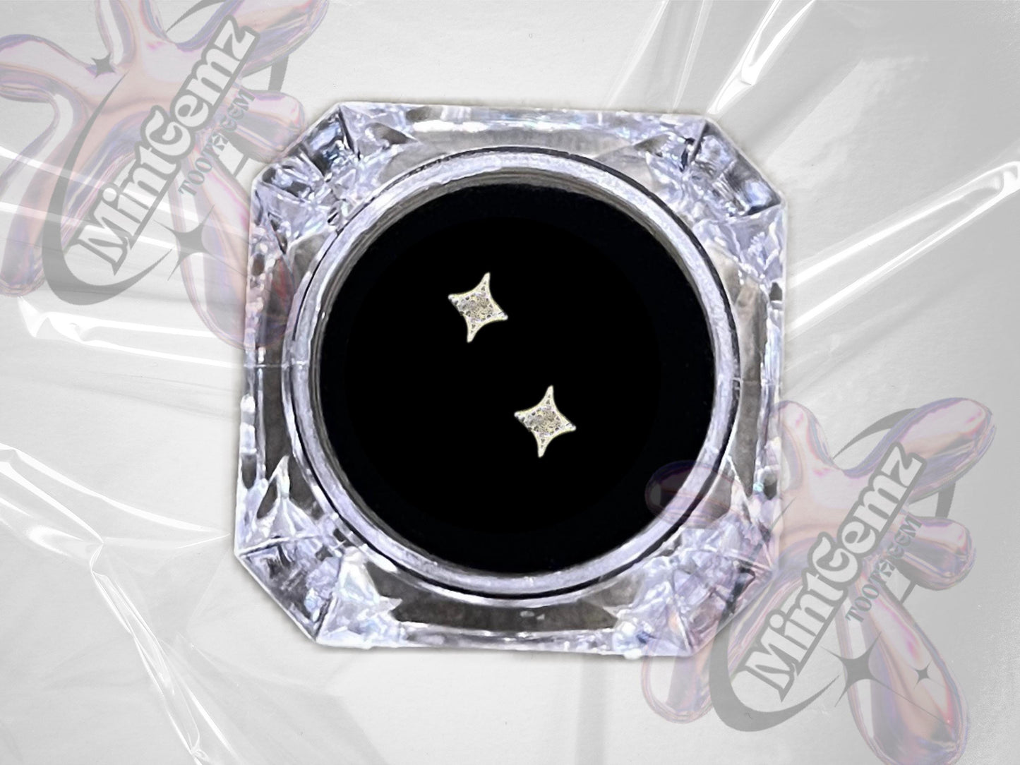 Dentifrice Zircon Étoile en Argent 999