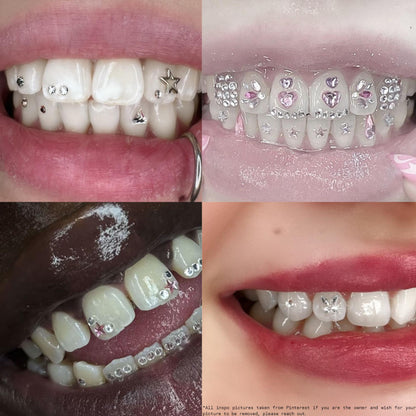 Strass dentaires en zirconium mélangé | Kit DIY