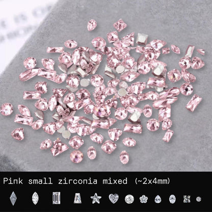 Strass dentaires en zirconium mélangé | Kit DIY