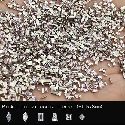 Strass dentaires en zirconium mélangé | Kit DIY